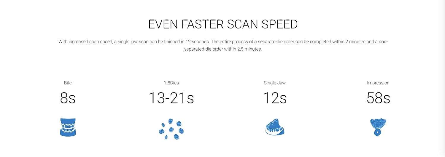 Shining3D [ AutoScan DS-EX Pro (C) ] Dental 3D Scanner with Multi-Function Articulator, Triple-Tray, Texture and Continuous Scanning