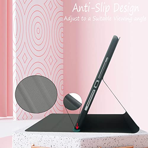 Ipad 9Th/8Th/7Th Generation Case, Feams Pu Leather Ipad 10.2 Case 2021 2020 2019 Flip Stand Cover With Auto Wake/Sleep For Ipad 9Th/8Th/7Th Gen 10.2 Inch 2021 2020 2019 Tablet, Pink Marble #TOP5