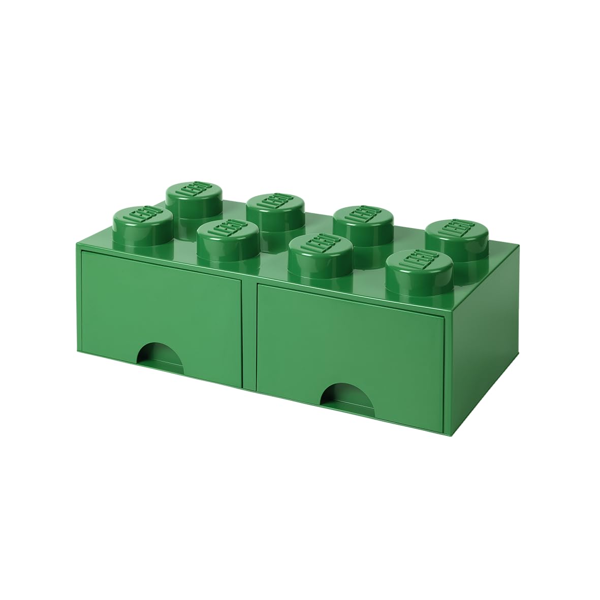 Room Copenhagen- Contenitore Brick 8 Cassetto, Colore Verde, 8 bottoni, RCL BD8 GR