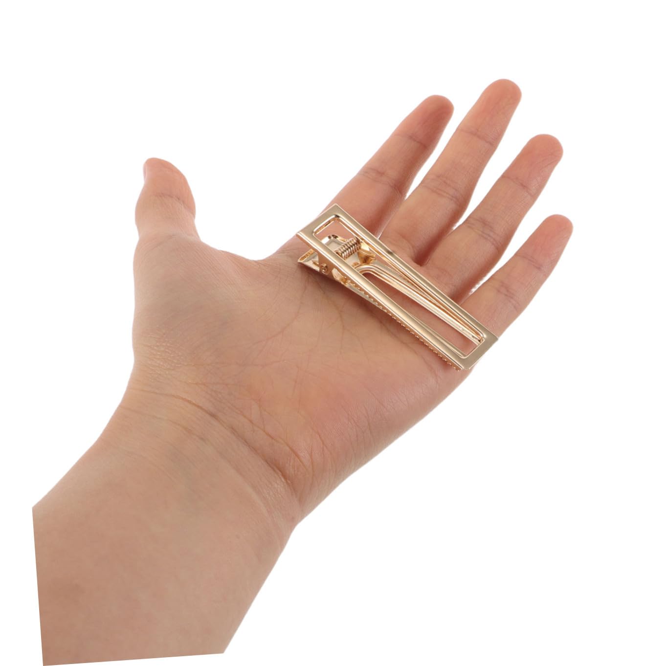 Gatuida 60 pezzi Clip Capelli Dorate in Metallo e Design Quadrato e Coda di Pesce Fermagli Resistenti e Leggeri per Ragazze e Donne Accessori Fai da Te per Gioielli Capelli e Artigianato