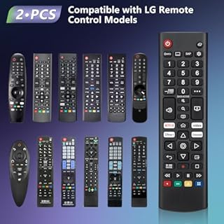 (Pack of 2) Universal for LG Smart TV Remote Control Replacement