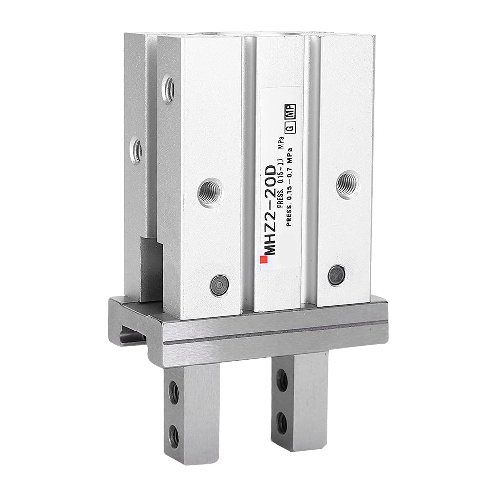 Cilindro pneumatico, Cilindro pneumatico in lega di alluminio, Cilindro a dito a doppio effetto, Cilindro per dispositivo pneumatico con foro da 10 mm per l'industria