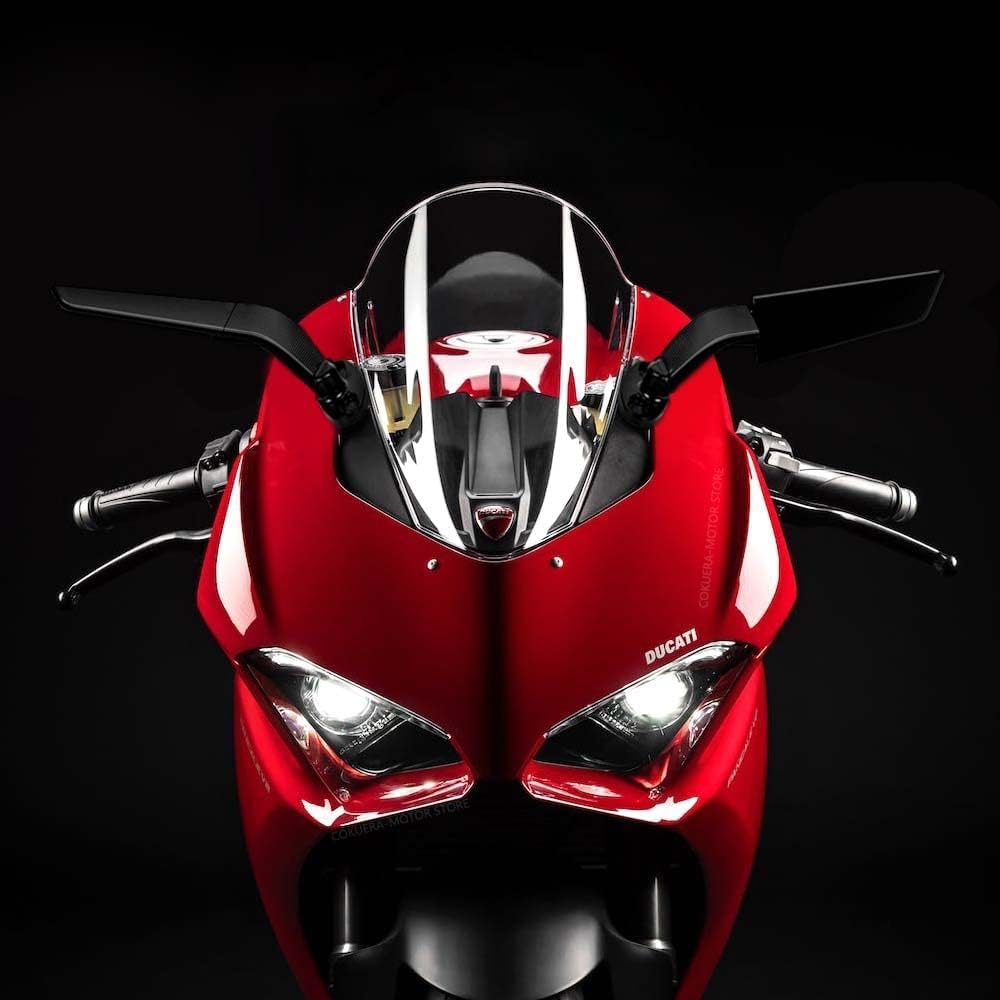 Motociclette specchietti laterali per Ducati 899 1199 1299 959 Panigale 1198 1098 Panigale V2 V4 V4S Specchietto retrovisore ad ala fissa a bassa resistenza aerodinamica