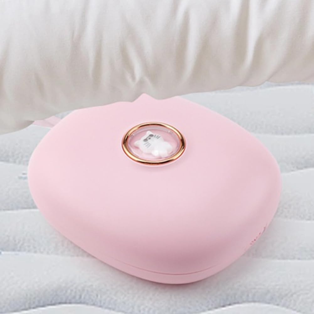 Sveglia Vibrante Digitale Per Non Udenti E Dormiglioni – 2 Allarmi Con Vibrazione, Display LED, Batterie AA, Per Viaggio O Comodino (Rosa, 10,5 X 9,3 X 3,4 Cm) - 2