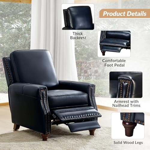 HULALA HOME Set of 2 Leather Recliners