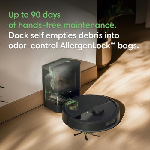 iRobot Roomba Max 715 Pet Robot Vacuum, 30,000Pa Suction, Dual Rubber Anti-Tangle Brushes & Side Brush, 90 Days Self-Emptying, PrecisionVision AI Obstacle Avoidance, 3D Mapping, Advanced Dirt Detect - image 8