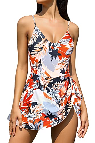 Maillot de bain une pièce femme col V imprimé beige SHEKINI taille M