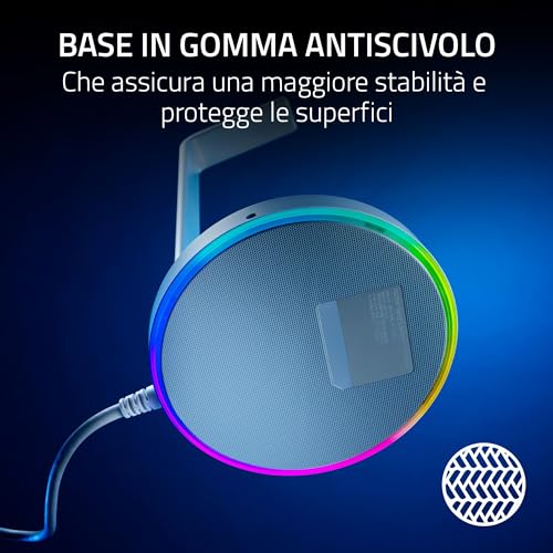 Base Station V2 Chroma - Supporto Cuffie e Hub USB (Con Illuminazione RGB, con Audio Surround 7.1, Supporto Cuffie Integrato con Base Antiscivolo) Bianco - Cuffia gaming - Immagine 6