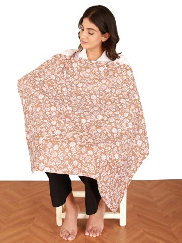 Image of Switchon Feeding Apron Cover Maternity Cover 100% Cotton Maternity Breastfeeding Multipurpose for Mothers