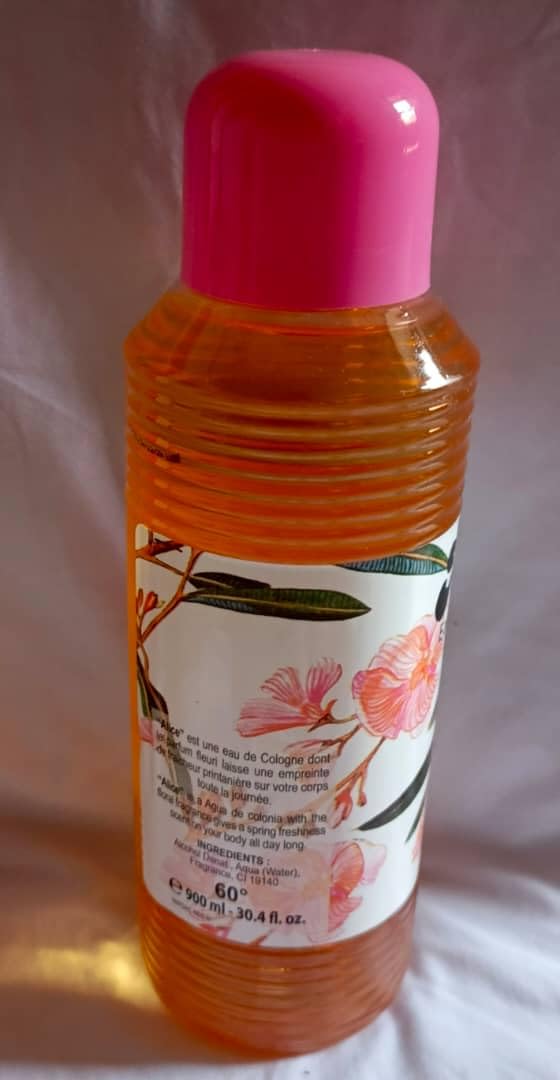 Eau de Cologne Spirituelle ALICE, Liquide, Floral, Unisexe, 900 ml