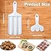 Wozoohyi Creative Kitchen Mini Meatball Maker, Meatball Maker 3 Meatballs at 1 Time,Meatball Maker for Kitchen Cooping Cookie,Dough or Sorbet Rice Balls,Meatball Maker Tool (A-2 Pcs)