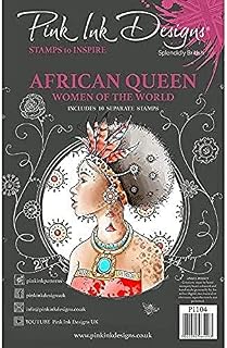 Pink Ink Designs African Queen-Clear Stamp Set, A5