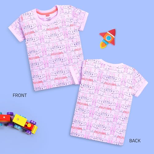 Image of LuvLap Baby Boys Regular Fit 100% Cotton Half Sleeve Boys T-Shirt Pack of 5