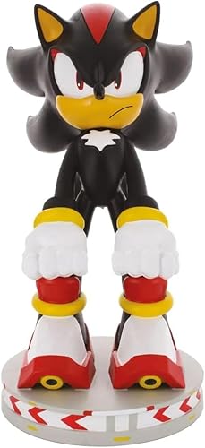 Cableguys Exquisite Gaming: SEGA: Sonic - Shadow The Hedgehog Original Controller & Phone Holder, Collectible Device Stand, Licensed Figure