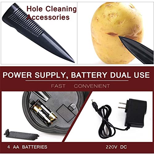 Pelador eléctrico, pelador giratorio automático para patatas, frutas, verduras, herramienta de cocina sin esfuerzo