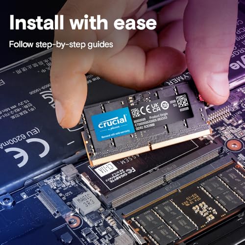 Crucial RAM 16GB DDR5 4800MHz CL40 Laptop Memory CT16G48C40S5 Black - Image 6