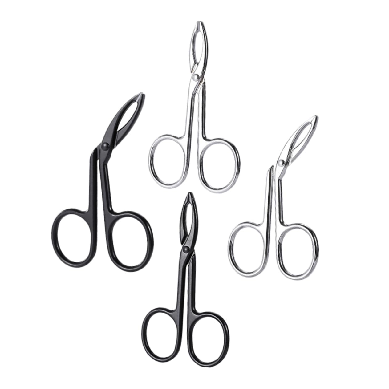 CALLARON 5 Set Pinze Per Sopracciglia Sopracciglio Attrezzo Facciale Pinzette Per Donne Trimmer Per Sopracciglia Da Donna Acciaio Inossidabile 4 Pezzi*5