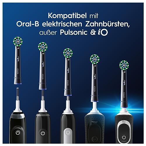 Oral-B Aufsteckbürsten PRO CrossAction, Schwarz, 10 Stück – Ansicht 6