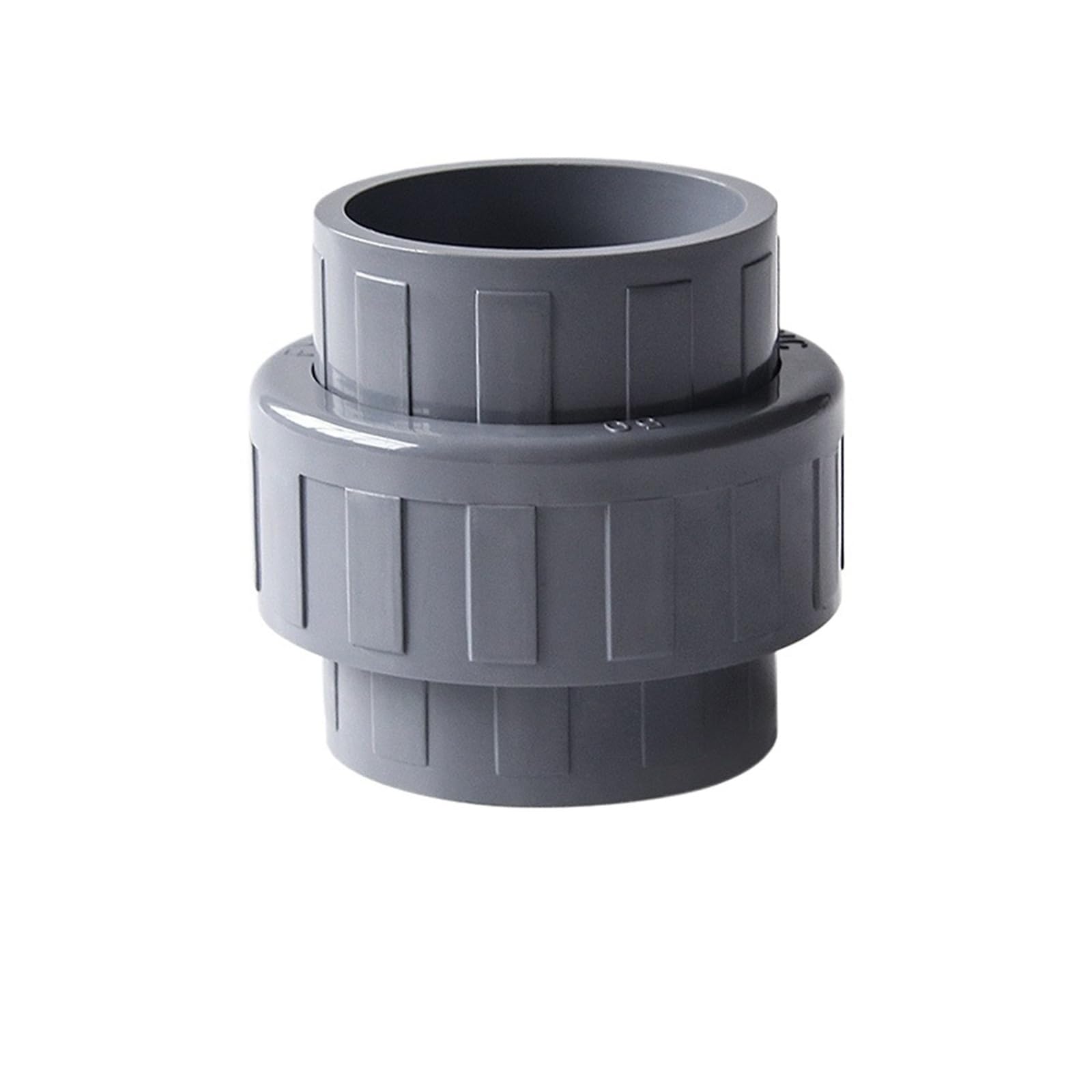 ID 20~110mm Grigio PVC Tubo Union Connettore Tubo di plastica Giunto Raccordi for irrigazione da giardino Acquario Acqua1 pz(I.D 32mm,5pcs)