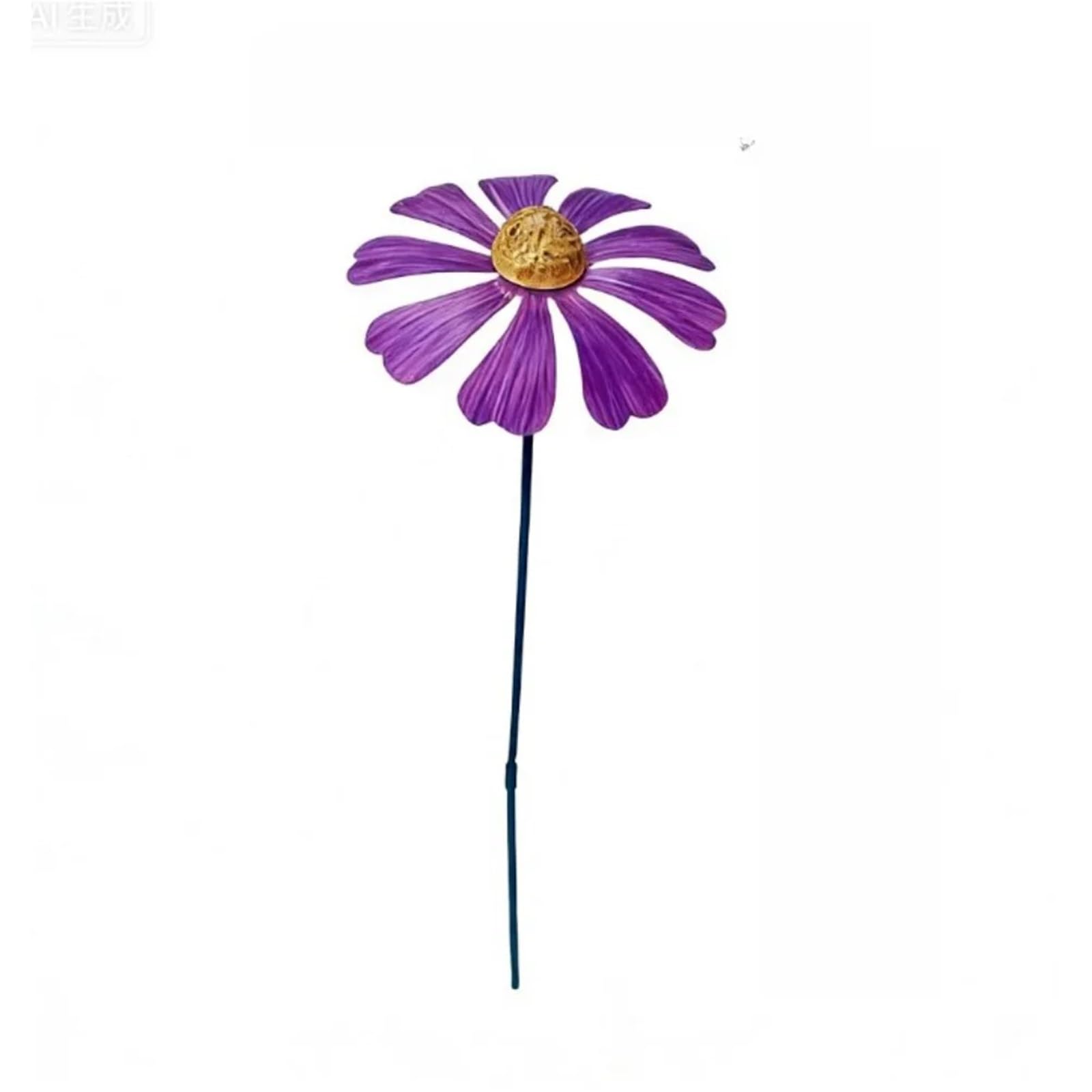 WJLYDM Pastoral Iron Garden Ornament With Floral Design, Metal Plant Stand For Indoor Outdoor Stakes Decorations
