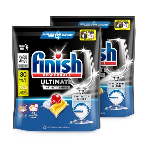 Finish Ultimate Infinity Shine Spülmaschinentabs Gigapack 2 x 80 Tabs – Ansicht 2