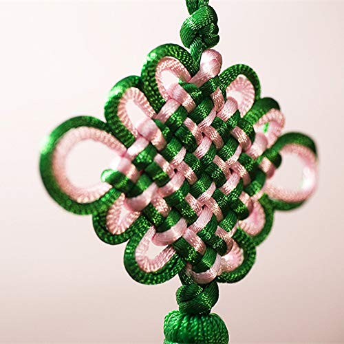 Fqtanju Dark Green 2Mm X 100 Yards Satin Nylon Trim Cord, Rattail, Chinese Knot, Kumihimo, Premium Quality #TOP5