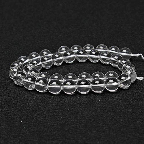Mjdcb 7A Natural White Clear Quartz Round Beads Gemstone Beads For Diy Necklace Bracelat Jewelry Making Strand 15" (6Mm) #TOP1