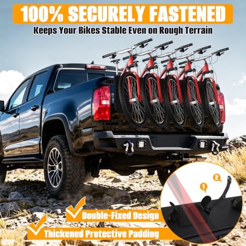 Ultrawall 62" Tailgate Pad for 5 Bikes, Pickup Truck Tailgate Bike Pad — 사진 4