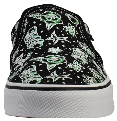 Image of Vans Men's Asher Slip-on Shoe - Comfortable Sneakers for Walking, Fashion & Everyday Wear
