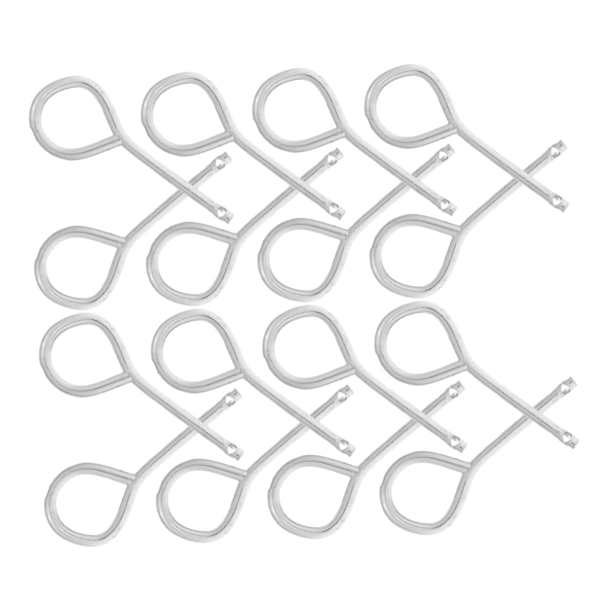 DOITOOL Sets Stainless Steel Fire Extinguisher Pull Pin Set Replacement Lock Pins for Fire Equipment Wide Compatibility Sturdy Pcs