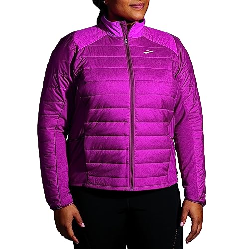 Bild: BROOKS 221557679 Shield Hybrid Jacket 2.0 Jacket Damen Viola Gr��e 30 f�r 80,69 EUR  bei Amazon