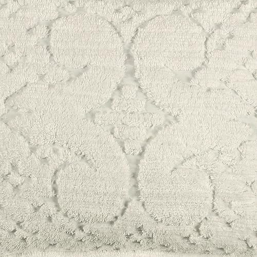 Better Trends Ivory Standard Sham 100% Cotton Chenille Bedspread Sham, Soft and Cozy Tufted Tumble Dry (21x27 Std Sham) Ashton Collection by Better Trends - Image 3