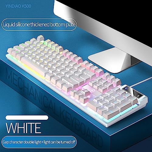 Teclado Gamer Lovskoo Full size USB RGB miniatura 3
