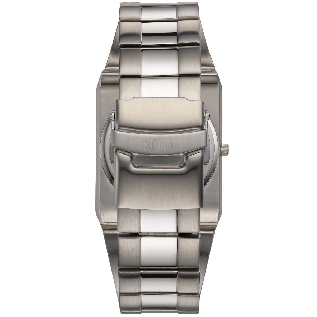 STORM NEW REMI SQ Men's Square Watch with a Signature revolving disc Movement and Domed Glass Made from Brushed Stainless Steel product thumbnail 5