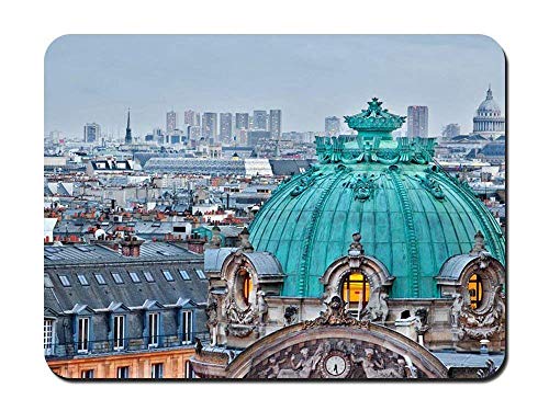 Preisvergleich Produktbild Whecom Durable Gaming Mauspad - Opera Garnier Paris - Customized Rectangle Non-Slip Rubber Mousepad Gaming Gaming Mauspad 9.8 X 11.8 Inch