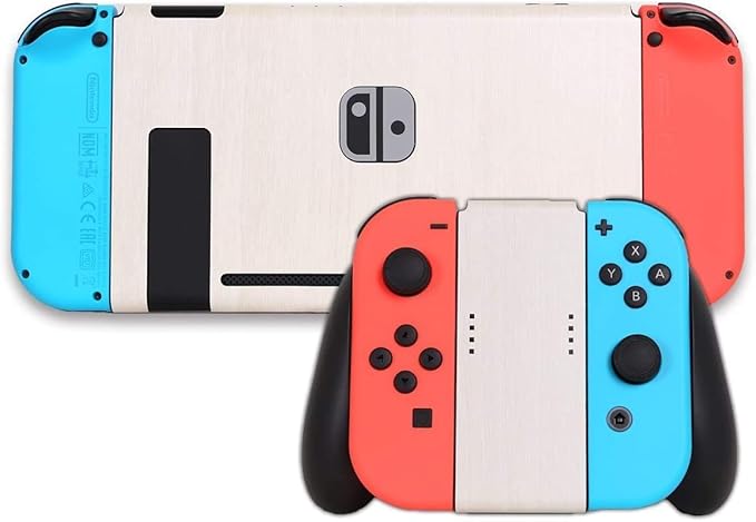 Amazon Nintendo Switch 本体用 スキンシール 木目調 アイボリーウッド カバー シール ケース高級素材 側面対応 丈夫で長持ち 保護 高級感のある手触り 簡単に貼り付け可能 ニンテンドースイッチ 周辺機器 アクセサリ