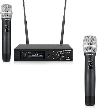 Phenyx Pro True Diversity Wireless Microphone System PTU-1U with Handheld Mic