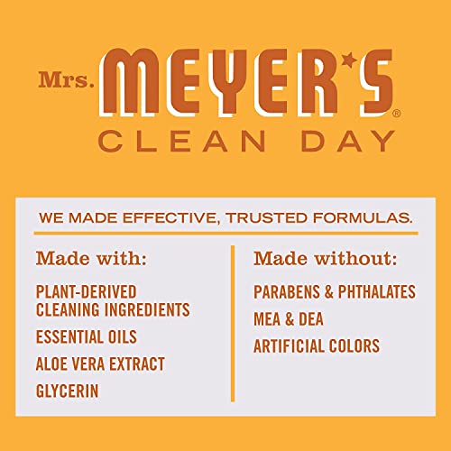 Mrs. Meyer's Clean Day Dishwashing Liquid Dish Soap, Cruelty Free Formula, Orange Clove Scent, 16 Fl Oz Bottle (Pack Of 3) #TOP4