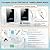 New Upgrade 12kW Tankless Water Heater Electric, 240 Volt On Demand Instant Hot Water Heater, Up to 2.83 GPM for 2-3 Point of Use, with LED Digital Display, Real-Time Usage Monitoring (Black 240V)