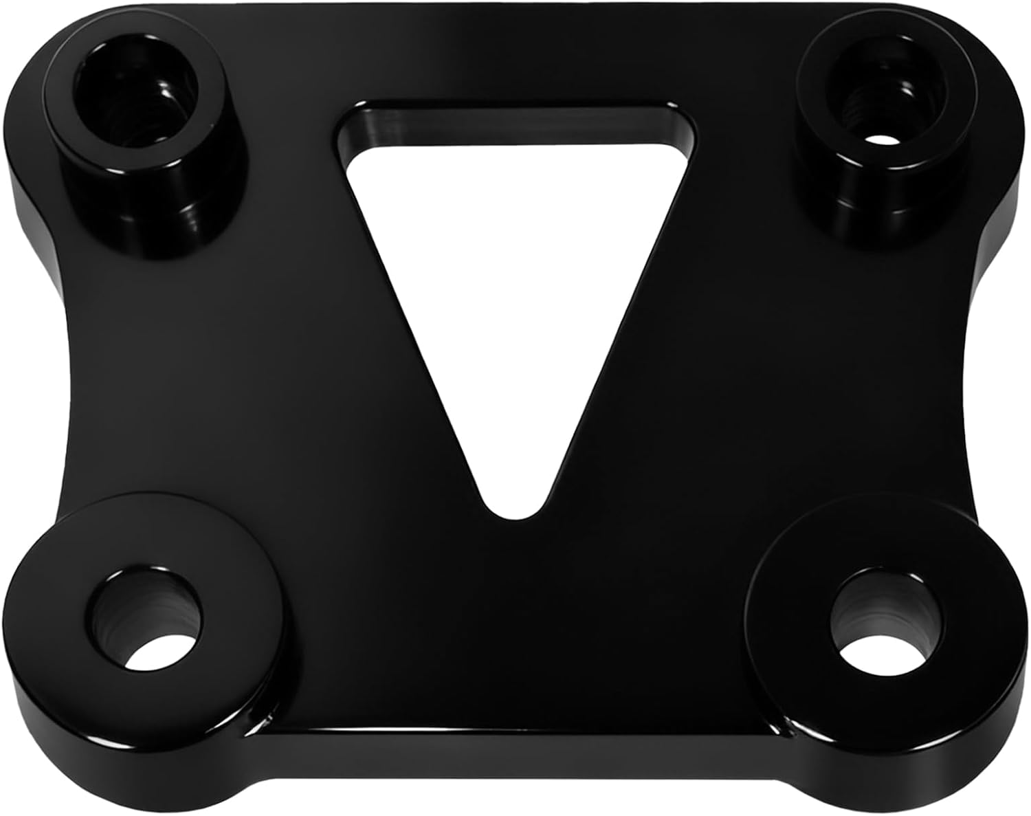 1'' Tall Handlebar Riser 2'' Pull Back Plate Handlebar Displacement Adapter for Harley Electra Glide Standard FLHT 2010-2023, Street Glide FLHX 2006-2023, Tri Glide Ultra 2016-2023 Models