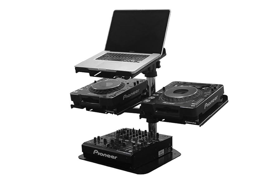 【未使用】Odyssey デュアルCDJスタンド L-Evation Stand Dual Universal L-Evation Stand Pack - Odyssey Cases