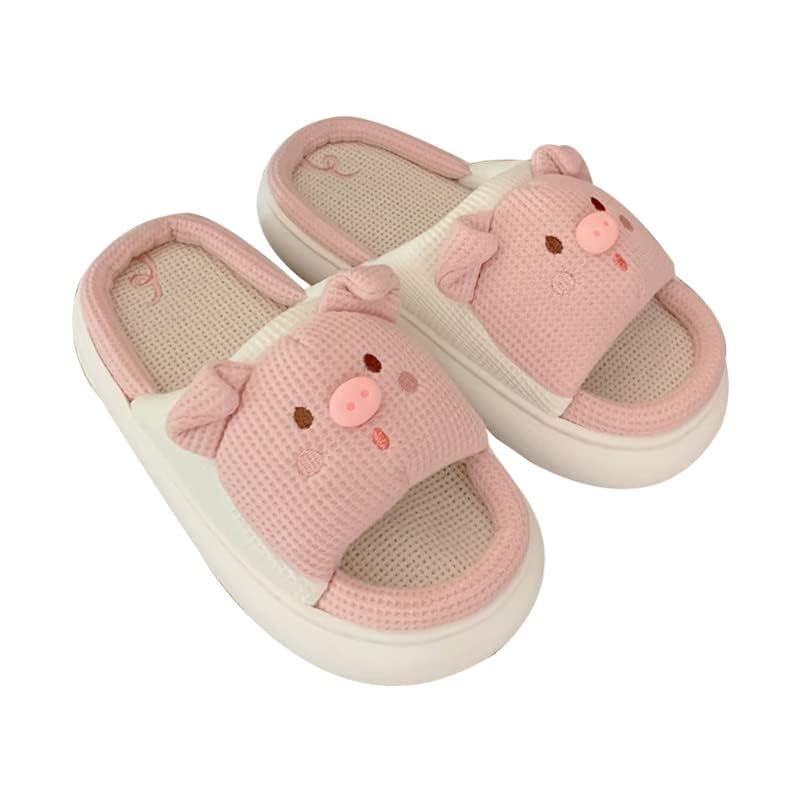 CEINOM Cartoon Pig Slippers Women Kawaii House Slippers Cute Slippers for Women Men Home Floor Slipper indoor2