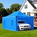 VEVOR Portable Paint Booth Tent, 231.1 x 156.7 x 70.08 inch Portable Garage Spray Tent, Waterproof Spray Booth with Foldable Frame Design & 4 Mesh Side Windows for Auto Parts, Furniture, Car Painting
