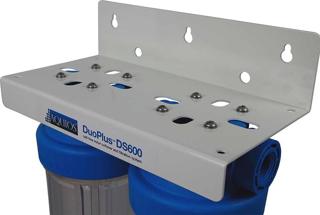 Aquios® DS600 DuoPlus™ Jumbo Salt Free Water Softener & Filter System - Salt Free Scale Prevention - Catalytic Carbon Filtration - Chloramine/Chlorine/HS2 Removal - Prevents & Remove Calcium Scale