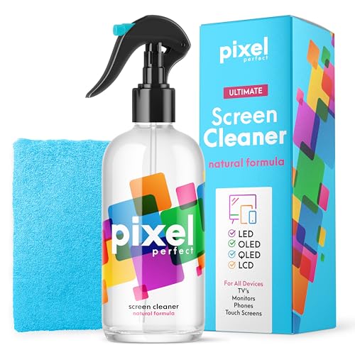 Pixel Natural Screen Cleaner Spray for TV, Laptops, Computers, Monitors, Phones Cleaning Kit (500ml - 16.9oz) Pixel Natural Screen Cleaner Spray for TV, Laptops, Computers, Monitors, Phones Cleaning Kit (500ml - 16.9oz)