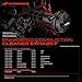 A-Premium 17610-0C010 Secondary Air Injection Smog Pump Compatible with Toyota Tundra 05-09, 4Runner 04-09, Tacoma 05-15, Sequoia 05-11, Land Cruiser 05-07, Lexus LX470 05-07, 2.7L 4.7L 5.7L