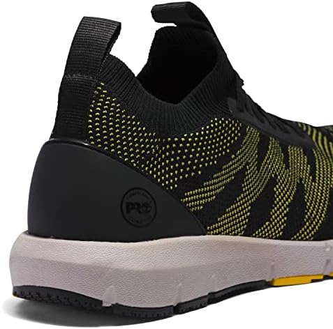 Timberland PRO Men's Radius Knit Composite Safety Toe Athletic Industrial Work Shoe, Black/Yellow, 11 | Image 3