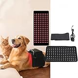 MANON ROSA Red Infrared Light Therapy Belt Pets: Wearable Device for Tissue Repair Relieving Sciatica Joint Back Pain in Small Medium Large Dogs Cats (Medium,120 Lamp Beads)