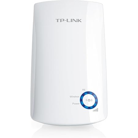 TP-Link TL-WA854RE 300 Mbps Universal Wall Plug Wi-Fi Range Extender/Wi-Fi Booster/Hotspot, WPS Function, Easy Configuration, UK Plug - White