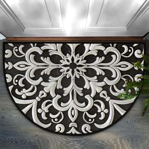Tapete decorativo media luna Mandala 36x24 pulgadas